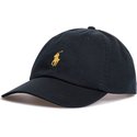 polo-ralph-lauren-curved-brim-golden-logo-cotton-chino-classic-sport-black-adjustable-cap