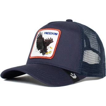 Καπέλα καμπύλη ναυτικό μπλε snapback Freedom Truckin The Farm Goorin Bros.
