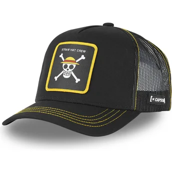 Καπέλα καμπύλη μαύρο snapback ONE1 Straw Hat Pirates One Piece από Capslab