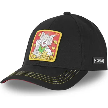 Καπέλα καμπύλη μαύρο snapback T11 Τομ Looney Tunes από Capslab