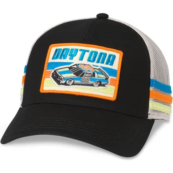 Καπέλα καμπύλη μαύρο snapback International Speedway Tri Color από American Needle