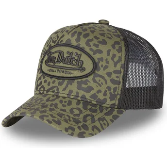 Καπέλα καμπύλη λεοπάρδαλη snapback LEO KA από Von Dutch