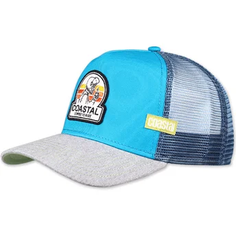 Καπέλα καμπύλη μπλε snapback Coffee To Ride HFT από Coastal