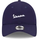 new-era-curved-brim-9twenty-vespa-piaggio-navy-blue-adjustable-cap