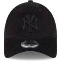 new-era-curved-brim-black-logo-9forty-cord-new-york-yankees-mlb-black-adjustable-cap