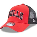 curva-snapback-a-frame-team-script-chicago-bulls-nba-new-era