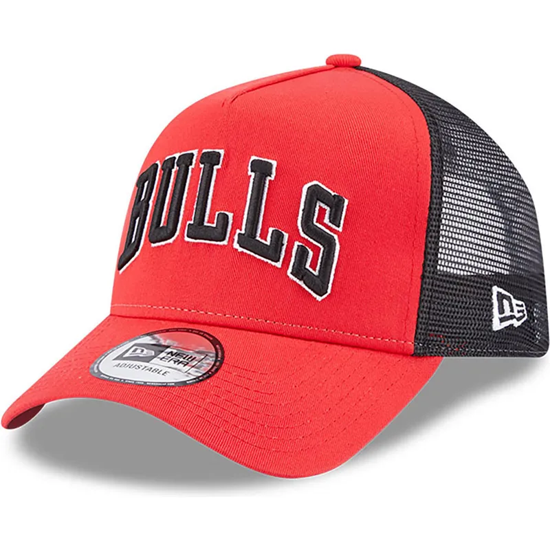 curva-snapback-a-frame-team-script-chicago-bulls-nba-new-era