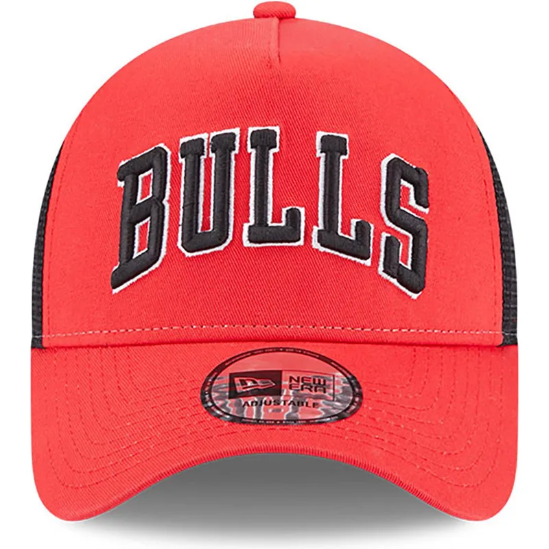 curva-snapback-a-frame-team-script-chicago-bulls-nba-new-era