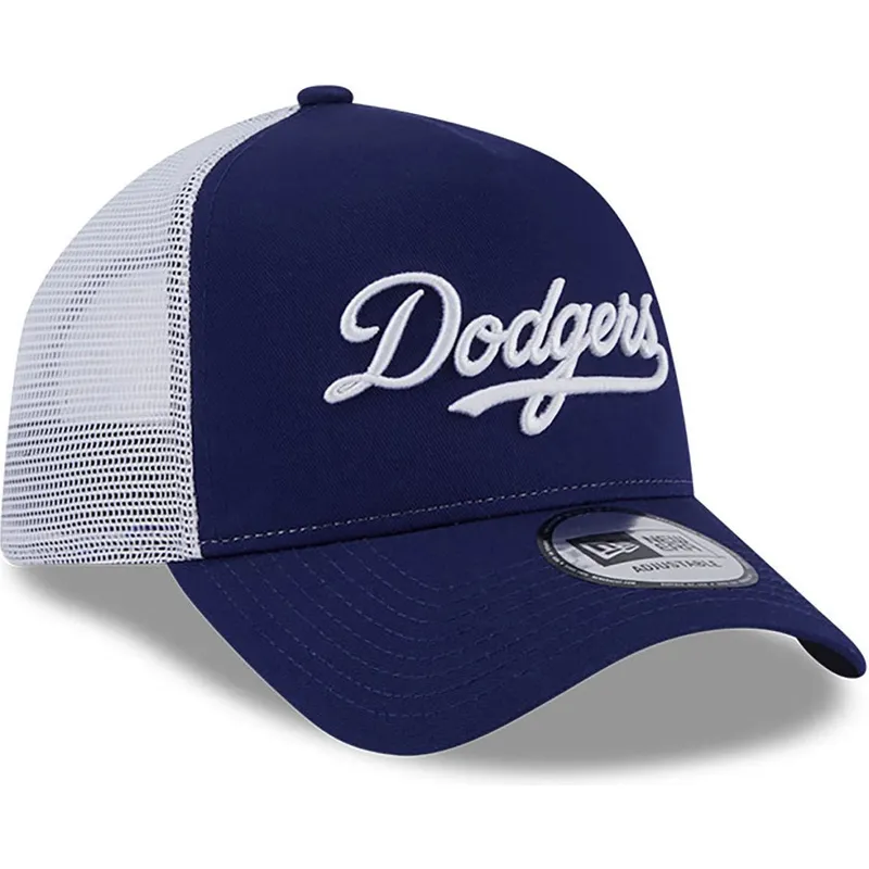 curva-snapback-a-frame-team-script-los-angeles-dodgers-mlb-new-era