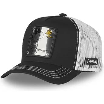 Καπέλα καμπύλη μαύρο snapback Joe Cool NAW5 Snoopy Φιστίκια από Capslab