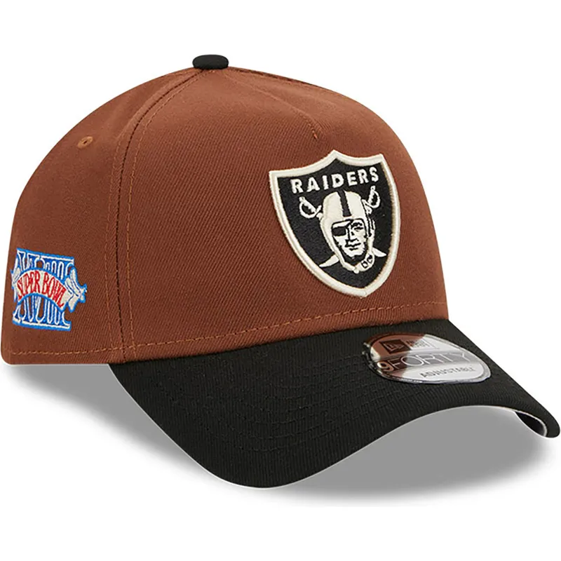 curva-snapback-9forty-a-frame-harvest-las-vegas-raiders-nfl-new-era
