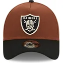 curva-snapback-9forty-a-frame-harvest-las-vegas-raiders-nfl-new-era