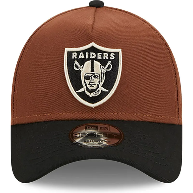 curva-snapback-9forty-a-frame-harvest-las-vegas-raiders-nfl-new-era