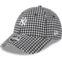 curva-9forty-houndstooth-new-york-yankees-mlb-new-era