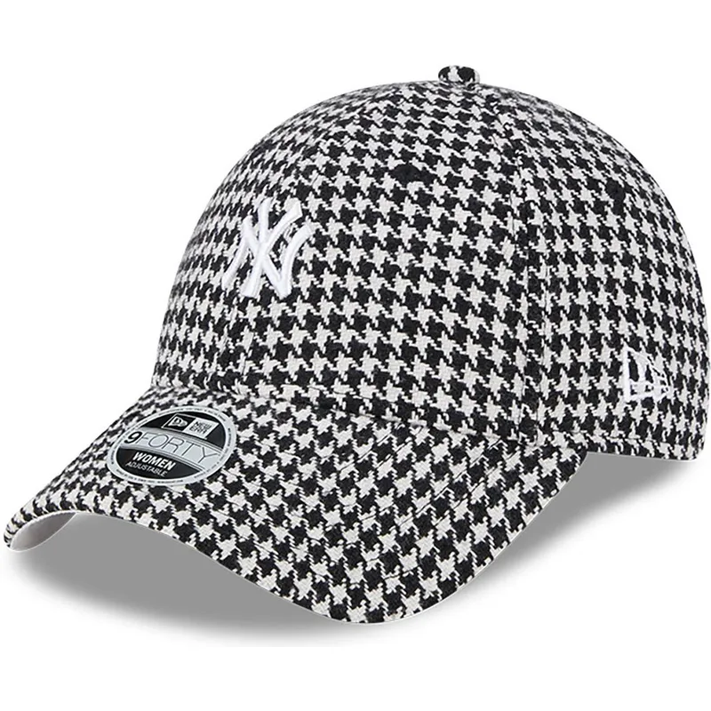curva-9forty-houndstooth-new-york-yankees-mlb-new-era