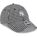 curva-9forty-houndstooth-new-york-yankees-mlb-new-era