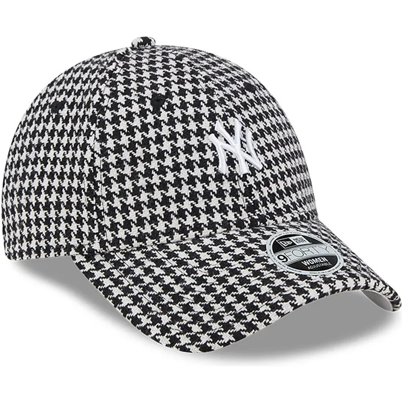 curva-9forty-houndstooth-new-york-yankees-mlb-new-era