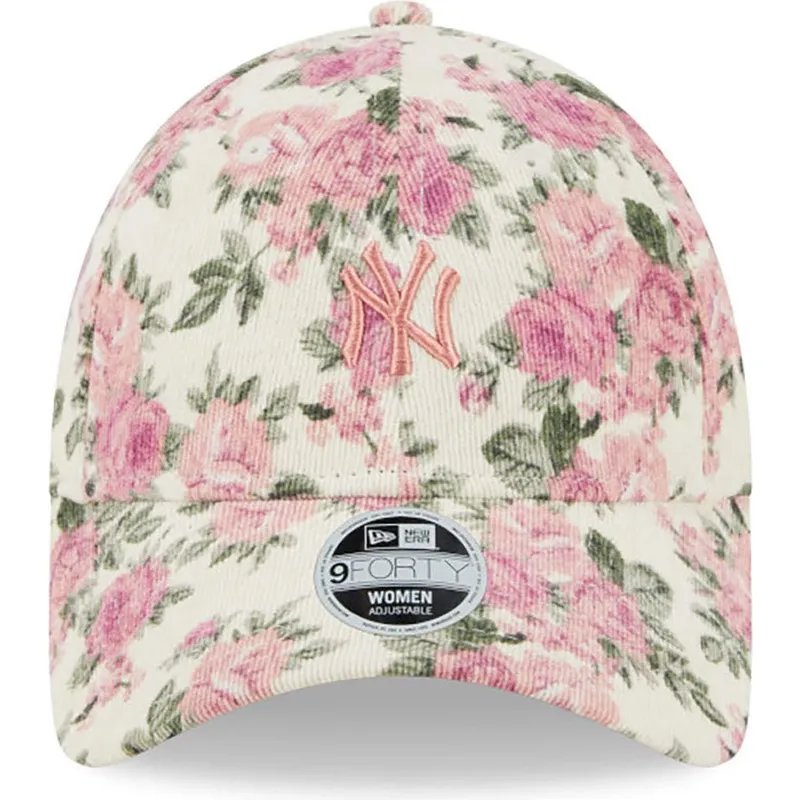 curva-rosa-9forty-floral-cord-new-york-yankees-mlb-new-era