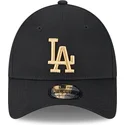 curva-dorado-9forty-league-essential-los-angeles-dodgers-mlb-new-era