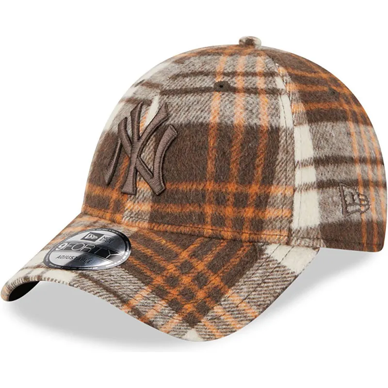curva-9forty-check-new-york-yankees-mlb-new-era