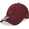 curva-granate-granate-9forty-washed-canvas-los-angeles-dodgers-mlb-new-era