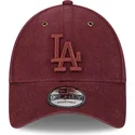 curva-granate-granate-9forty-washed-canvas-los-angeles-dodgers-mlb-new-era