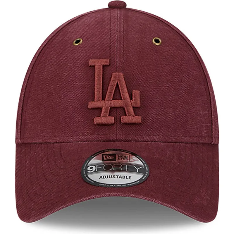 curva-granate-granate-9forty-washed-canvas-los-angeles-dodgers-mlb-new-era