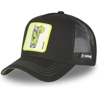 Καπέλα καμπύλη μαύρο snapback CAS2 MO1 Mojito Cocktails από Capslab