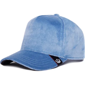 Καπέλα καμπύλη μπλε snapback Velour Blank The Farm Goorin Bros.