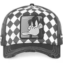 capslab-daffy-duck-loo8-daf1-looney-tunes-black-and-white-trucker-hat