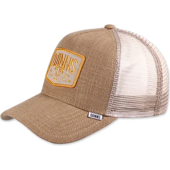 Καπέλα καμπύλη καφέ snapback Hippy Canvas HFT από Djinns