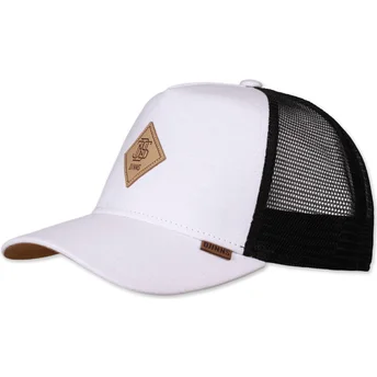 Καπέλα καμπύλη λευκό snapback HFT Jersey Patch από Djinns