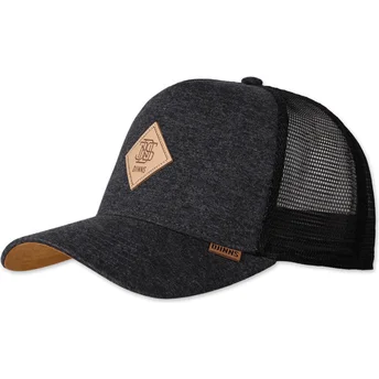 Καπέλα καμπύλη γκρι snapback HFT Jersey Patch από Djinns