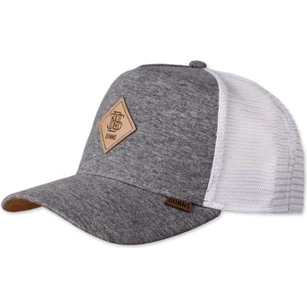 Καπέλα καμπύλη γκρι snapback HFT Jersey Patch από Djinns