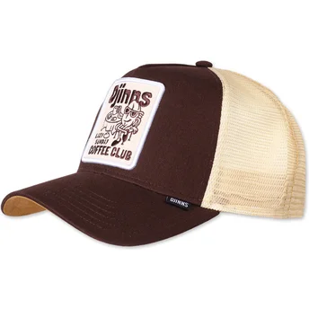 Καπέλα καμπύλη καφέ snapback Lazy Sunday Coffee HFT από Djinns