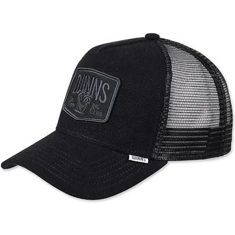 Καπέλα καμπύλη μαύρο snapback Hippy Canvas HFT από Djinns