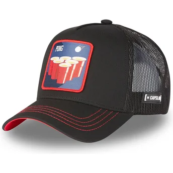 Καπέλα καμπύλη μαύρο snapback BE1 Beer Pong Cocktails από Capslab
