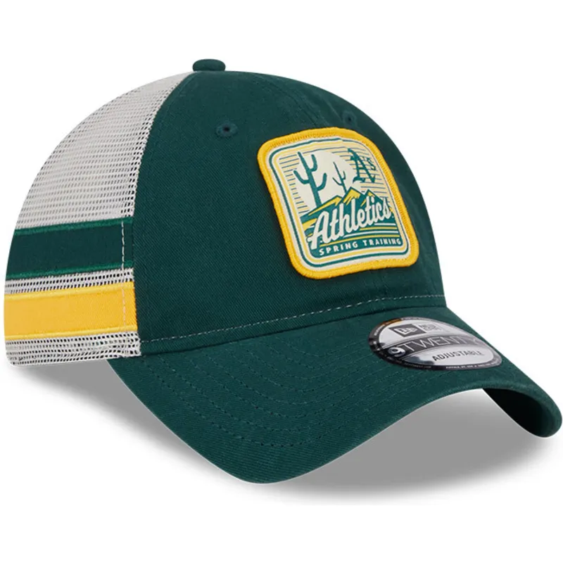 curva-snapback-9twenty-stripe-oakland-athletics-mlb-new-era