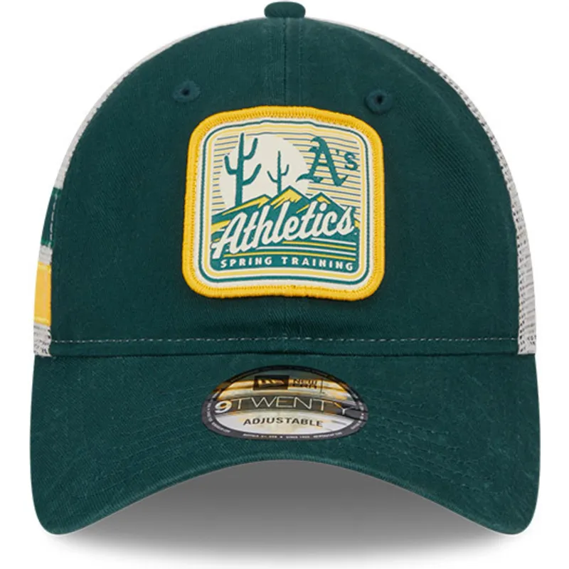 curva-snapback-9twenty-stripe-oakland-athletics-mlb-new-era