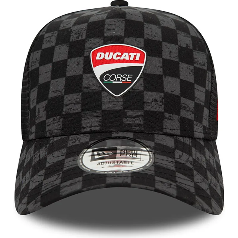 curva-snapback-9forty-a-frame-all-over-print-check-ducati-motor-motogp-new-era
