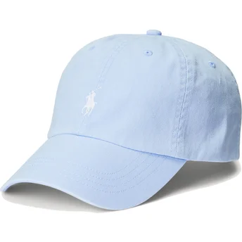 Καπέλα καμπύλη μπλε ρυθμιζόμενη ταινία Cotton Chino Classic Sport από Polo Ralph Lauren