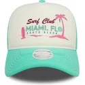 new-era-women-a-frame-foam-front-miami-surf-club-florida-white-and-green-trucker-hat