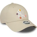 curva-9forty-flower-new-york-yankees-mlb-new-era