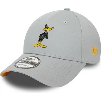 New Era Curved Brim Daffy Duck 9FORTY Character Looney Tunes Grey Adjustable Cap