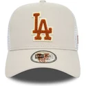 curva-snapback-marron-a-frame-boucle-los-angeles-dodgers-mlb-new-era
