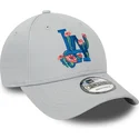curva-9forty-flower-icon-los-angeles-dodgers-mlb-new-era