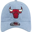 new-era-curved-brim-9twenty-washed-denim-chicago-bulls-nba-blue-adjustable-cap