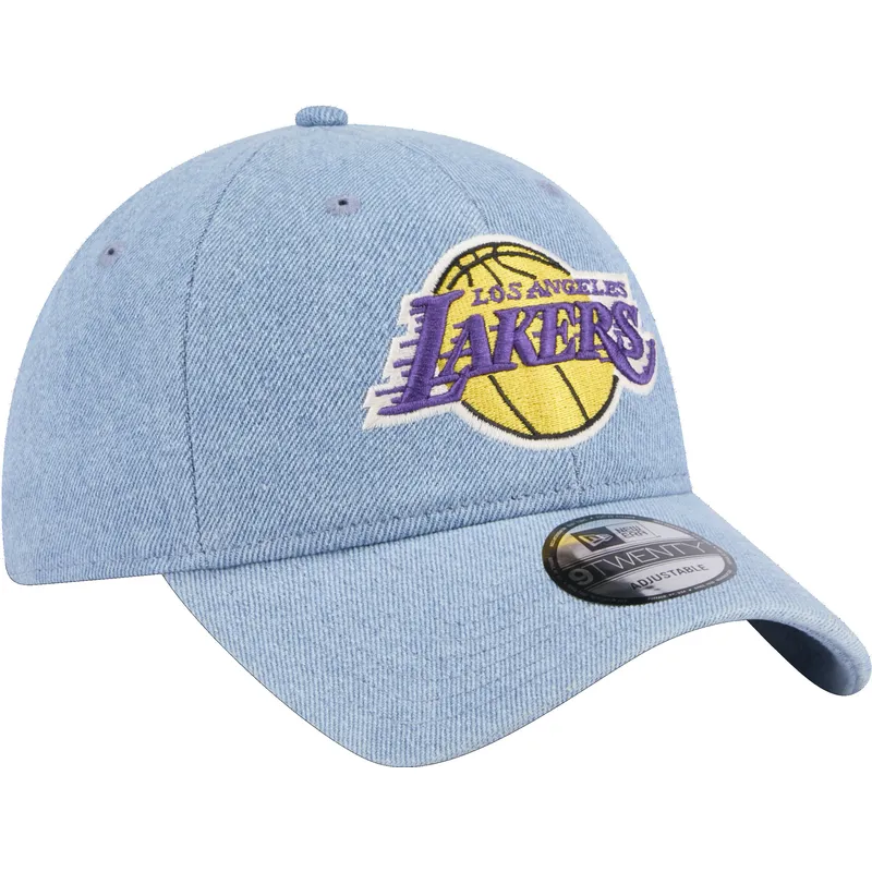 curva-9twenty-washed-denim-los-angeles-lakers-nba-new-era