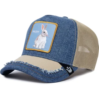 Καπέλα καμπύλη μπλε snapback Tricky Silky Rabbit The Farm Silky Roots The Farm Goorin Bros.