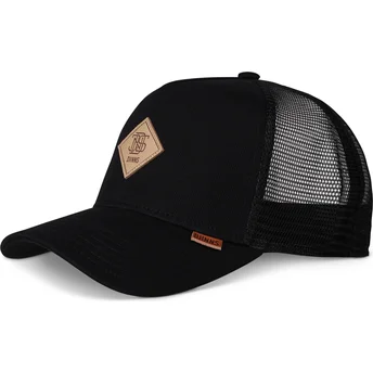 Καπέλα καμπύλη μαύρο snapback HFT Cotton Knit από Djinns
